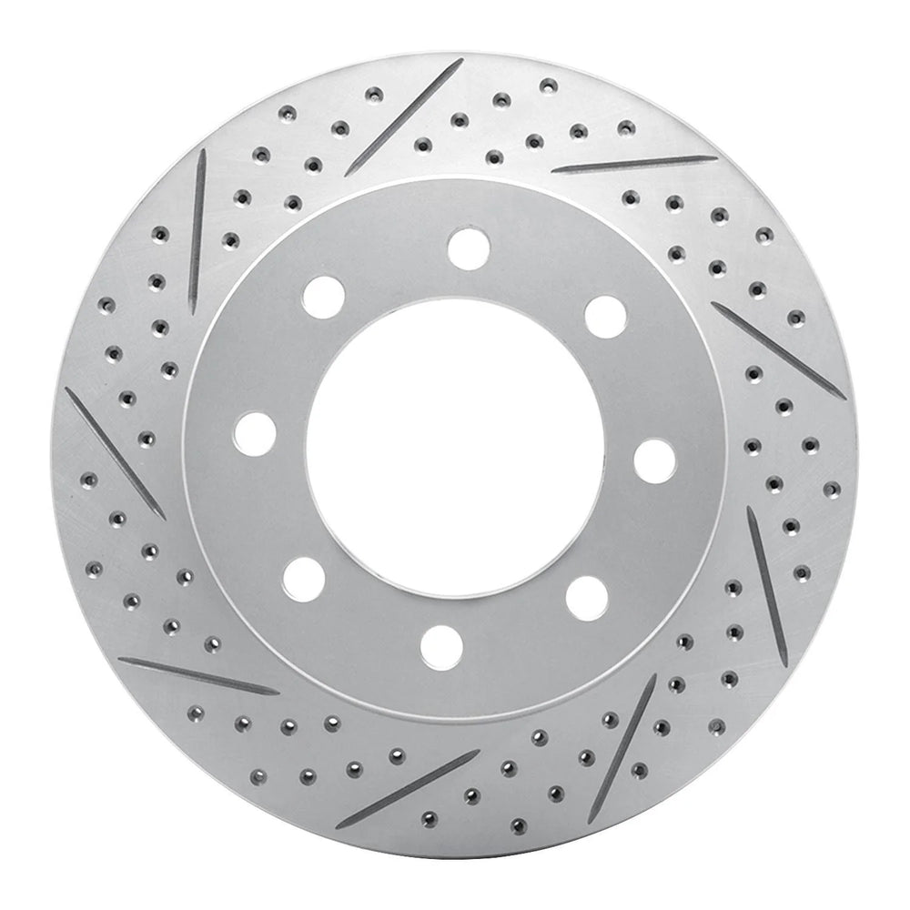 DFC 03-08 Dodge Ram 1500 Pickup Front Left Drilled & Slotted Geoperformance Rotor