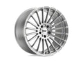 ~(31 lbs. 22X22X12)~ TSW TURBINA 20x10.0 5/120 ET44 CB76.1 TITANIUM SILVER W/MIRROR CUT FACE