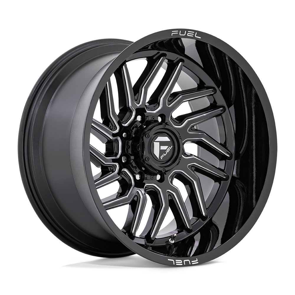 D807 20X9 8X6.5 G-BLK-MILL 1MM