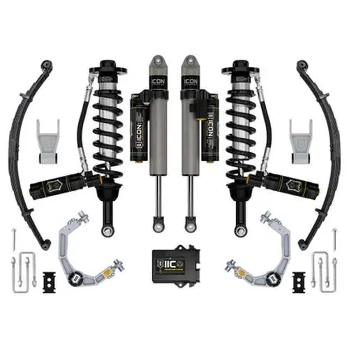 2021-2024 Ford F-150 Tremor 2.5-3 Inch Lift Stage 5 Suspension System Billet W/ Leaf Packs Icon Vehicle Dynamics