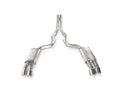 Stainless Works 2018+ Ford Mustang GT 3in Redline Series Catback H-Pipe w/Active Valves & Quad Tips