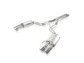Stainless Works 2018+ Ford Mustang GT 3in Redline Series Catback H-Pipe w/Active Valves & Quad Tips