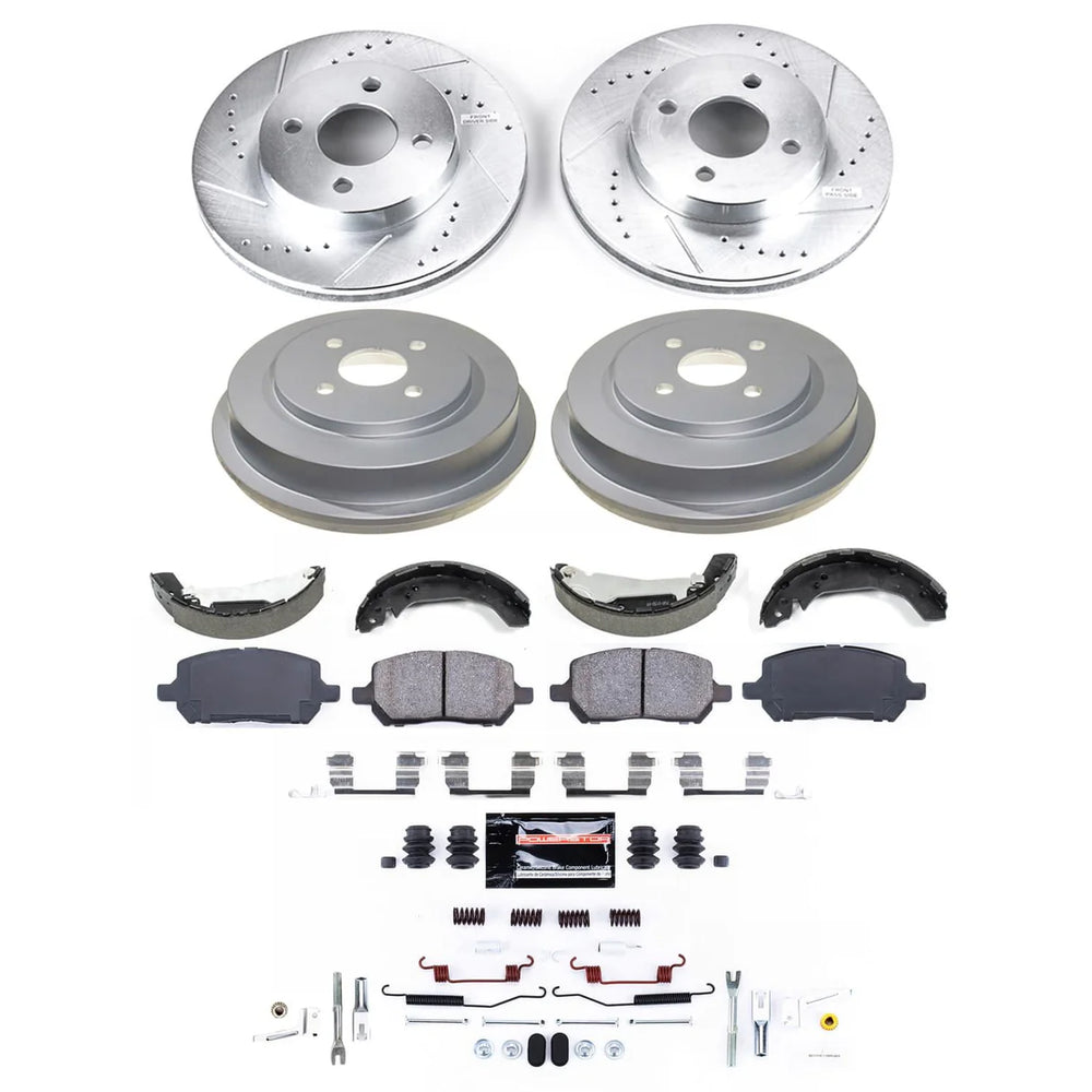 Power Stop 09-10 Chevrolet Cobalt Front and Rear Z23 Evolution Brake Kit