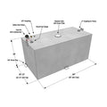 200 GAL MF LIQUID TANK 28.500X28.00X60.00 SQ