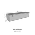 24IN X 24IN X 60INL HD UNDER BODY .100 THICK DIAMOND DROP DOWN DOOR