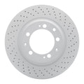 DFC 98-98 Porsche 911 Right Rear Drilled Hi-Carbon Alloy Geomet Coated Rotor