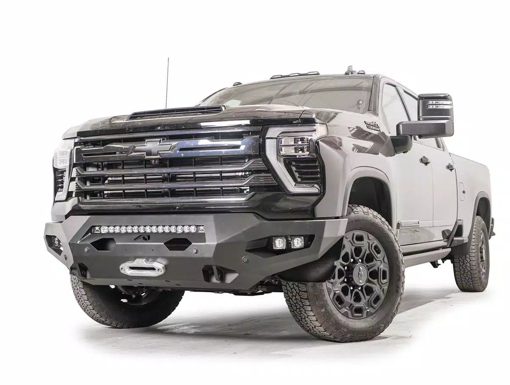 22C SILVERADO 1500 MATRIX FRONT BUMPER W/ NO GUARD NONSENSOR BARE