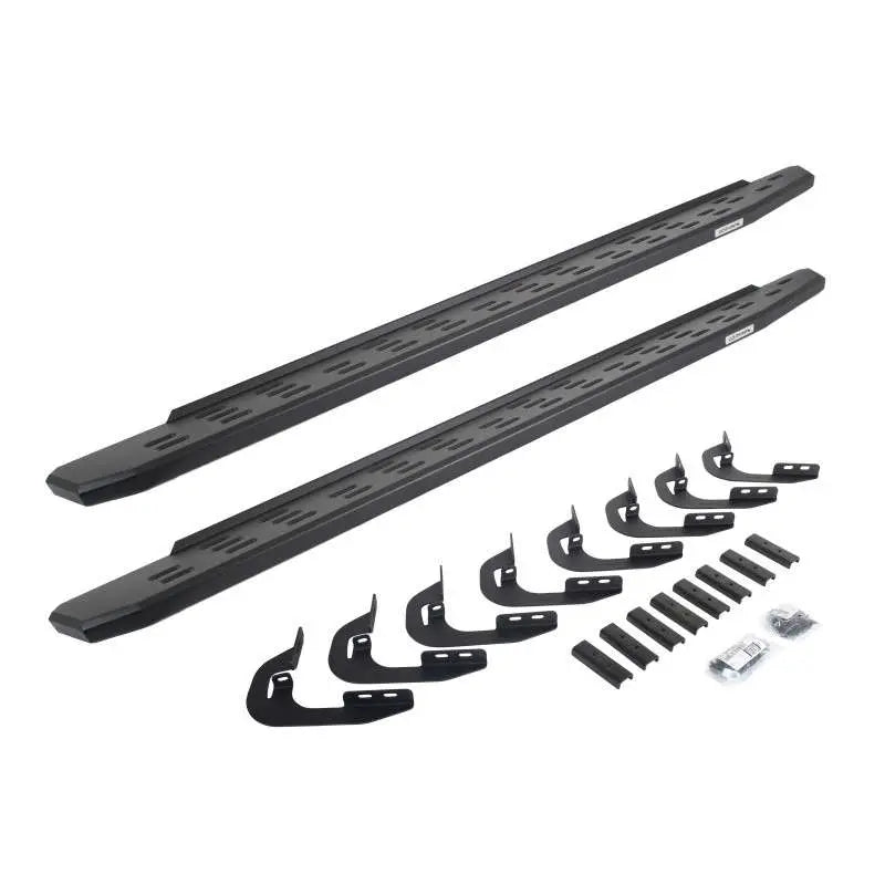 1418 SILVERADO/SIERRA 1500/1519 2500/3500 HD RB30 RUNNING BOARDS W/BRACKETS BL