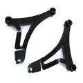 Kuryakyn Fixed Mounts Multi-Purpose Driver & Passenger Backrest 14-22 Indian Models Black