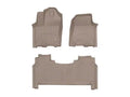 WeatherTech Tan Front Rear FloorLiner HP Fits -25-26 Dodge RAM 4518771IM-4514283IM