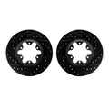 R1 Concepts Brake Rotor- D/S - Black Fits Chevrolet Colorado