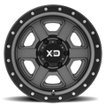 XD133 17X9 8X180 S-GRY SBLK-LP -12MM