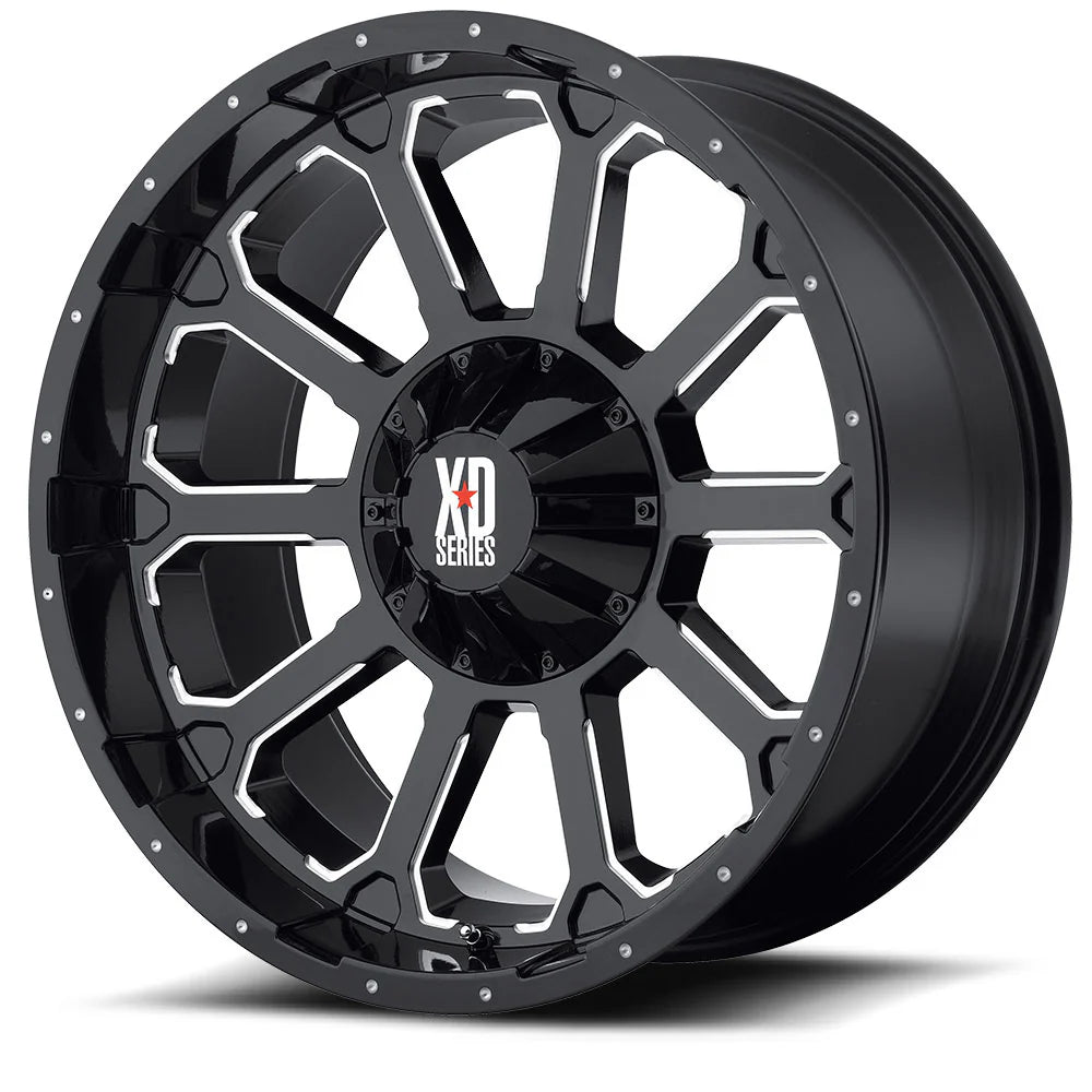 XD806 18X9 5X110/115 G-BLK MILL 30MM