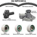Gates 99-05 Hyundai Sonata 4-Cyl. 2.4L Timing Belt Component Kit w/Water Pump