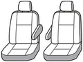 2004 NISSAN TITAN 4 DOOR BUCKET SEAT W/ARM REST CHARCOAL