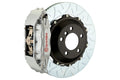Brembo 08 R32 (Mk5) Front GT BBK 6 Piston Cast 355x32 2pc Rotor Slotted Type-3-Silver