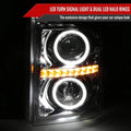 PROJECTOR HEADLIGHTS- BLACK ALSO FI