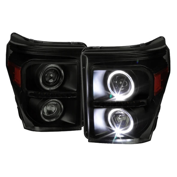PROJECTOR HEADLIGHTS- BLACK ALSO FI