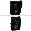PROJECTOR HEADLIGHTS- BLACK ALSO FI