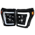 PROJECTOR HEADLIGHTS- BLACK ALSO FI