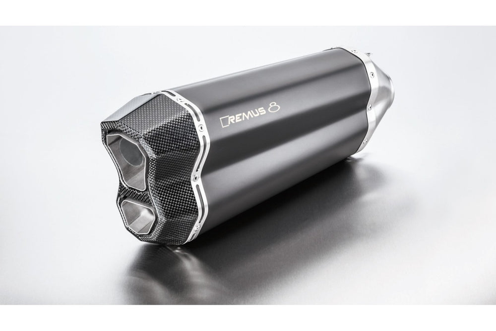 Remus black slip-on exhaust