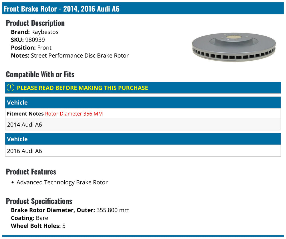 BRAKE ROTOR