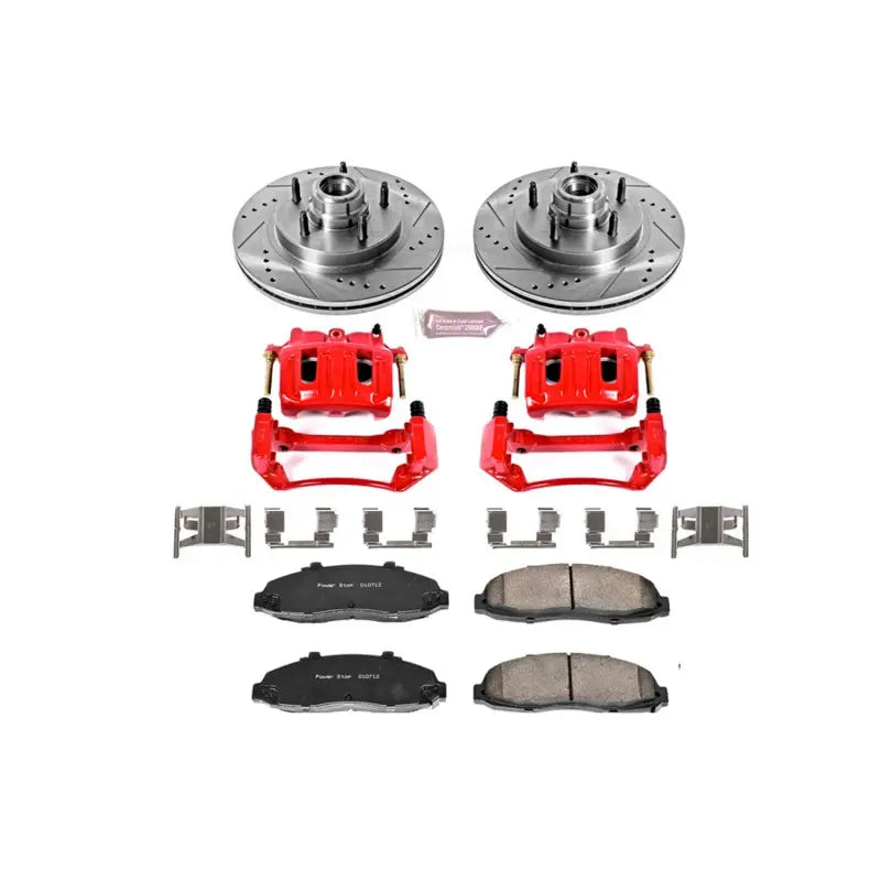 Power Stop 99-00 Ford F-150 Front Z23 Evolution Sport Brake Kit w/Calipers