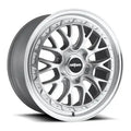Rotiform R155 LSR Wheel 19x8.5 5x112 45 Offset - Gloss Silver Machined