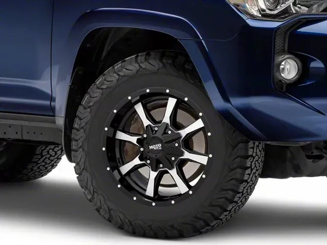 MO970 18x9 6x135.00/6x139.70 GLOSS BLACK W/ MACHINED FACE (18 mm)
