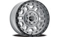 Weld Off-Road Crux 17x9in / 5x139.7 BP / ET 0 / 110.2mm Bore - Gloss Armor Gray / Satin Black Wheel