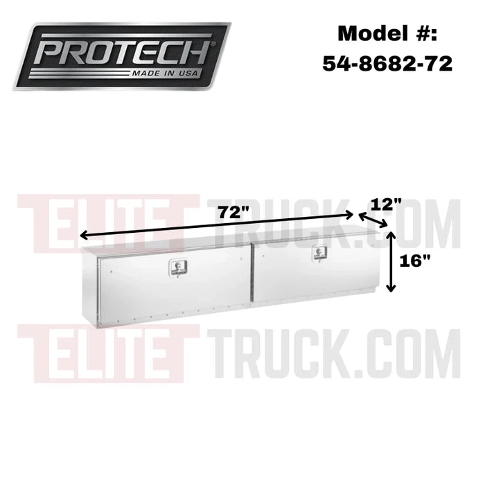BOX AL. 2-MA DRPDRS RAIL 16HX12DX72