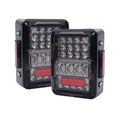 ~(5 lbs. 9X7X7)~ Jeep JK White Out LED Tail Lights