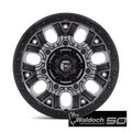 D825 17X9 6X5.5 M-GNMTL BLK-RG -12M