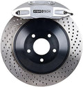 StopTech 08-13 Toyota Land Cruiser Rear BBK w/ Silver ST-41 Calipers Drilled 380X32 Rotors