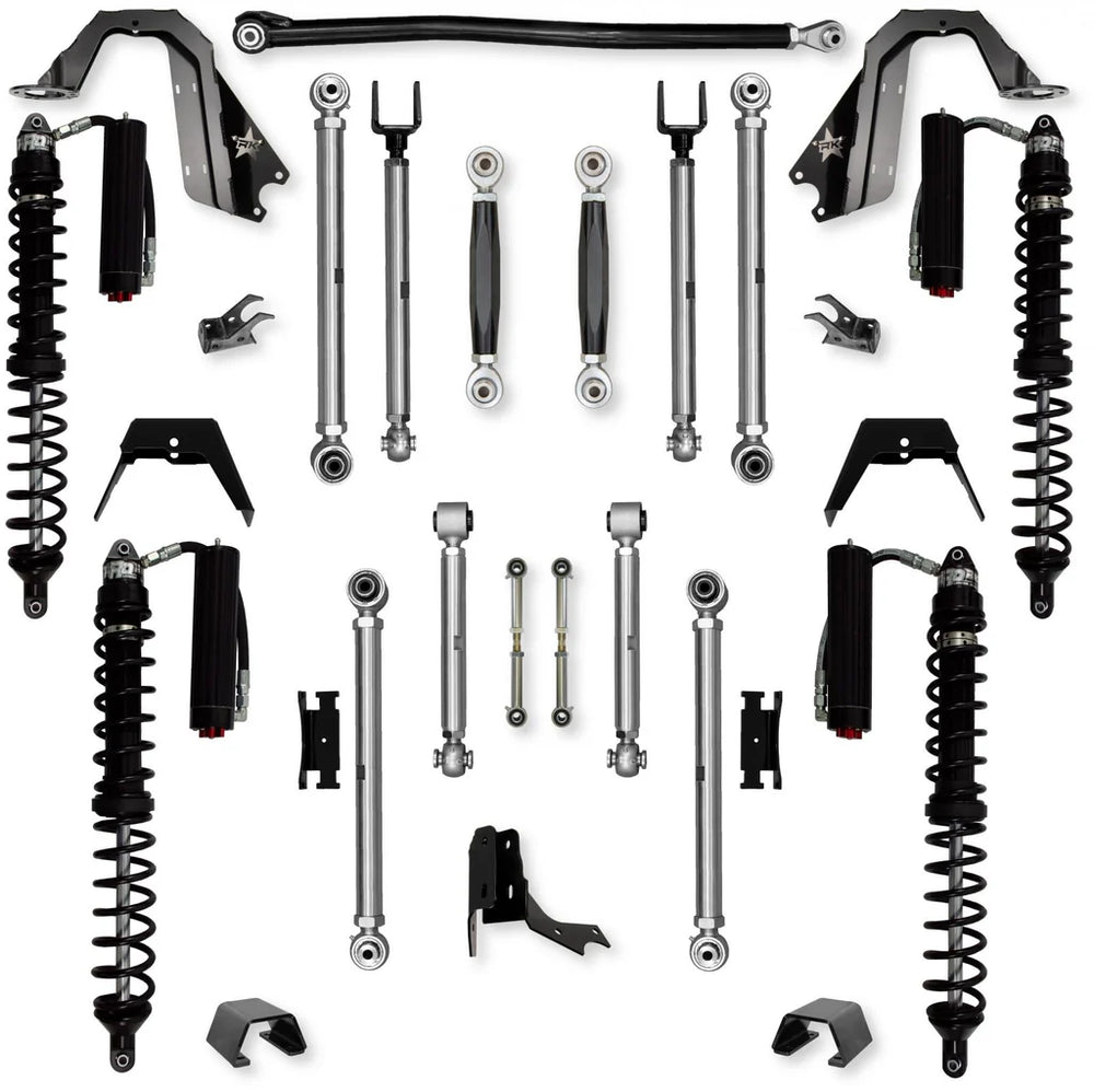 21C WRANGLER JT 3.0IN X FACTOR PRO ALUM TRAIL RUNNER SYS W/ FAST CD ADJUSTERS