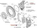 Wilwood SX6R Big Brake Dynamic Front Brake Kit 15in Drilled & Slotted Red 2020+ Chevy C8 Corvette