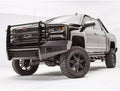 1618 SILVERADO 1500 BLACK STEEL FULL GRILL GUARD W/ TOW HOOKS