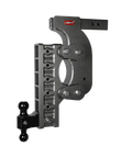 GEN-Y Hitch 2.5" Receiver 21" Drop 2.4K Tw 21K Hitch with Dual-Ball, Stabilizer Kit - GH-1516