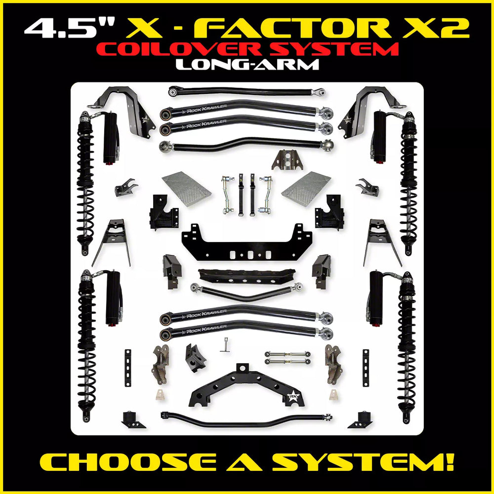 20C WRANGLER JLU 4DR 4.5IN TRAIL RUNNER LONG ARM SUSPENSION W/ FAST CD ADJUSTER