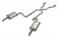 ~(60 lbs. 60X14X14)~ 1975-80 Corvette C3 2.5IN Crossmember Back w/ Xpipe Exhaust System Violator