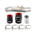 PPE Hot Charge Air Pipe Kit - OEM Length - Ford 6.7L HO Power Stroke 2023-2026 - Brushed 315025110