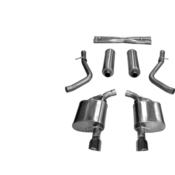 CORSA Performance black cat-back exhaust