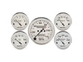 Auto Meter Speedometer 3-1/8in and 2-1/16in Mechanical 5-Piece Old Tyme White Gauge Kit