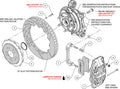 Wilwood AERO4 Rear Kit 14.25in 2010-2015 Camaro