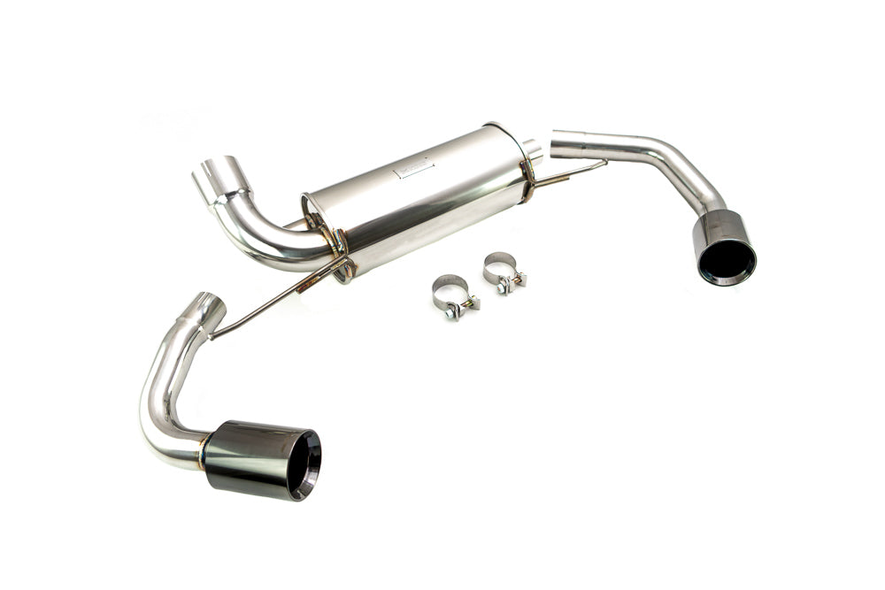 Megan Racing black axle-back exhaust