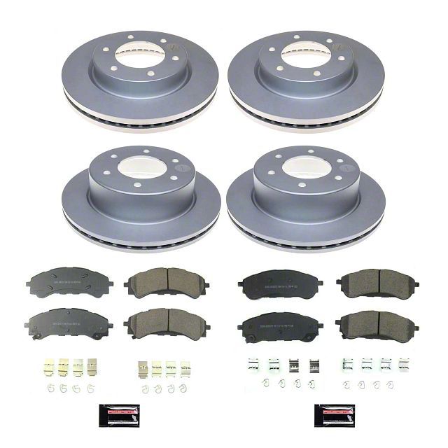 Power Stop 19-21 Ford Ranger Front & Rear Z17 Evolution Geomet Coated Brake Kit