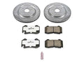 Power Stop 09-15 Cadillac CTS Rear Z26 Street Warrior Brake Kit