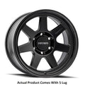 Mayhem 8307 Convoy 17x9 / 5x127 BP / -6mm Offset / 78.1mm Hub Satin Black Wheel