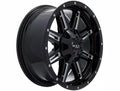 RAVINE 18X9 8X165.1 ET10 CB125 GLOSS BLACK MILLED