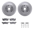 R1 Concepts Brake Rotor- Blank with Optimum Oe Pads Hdw Fits Buick Apollo